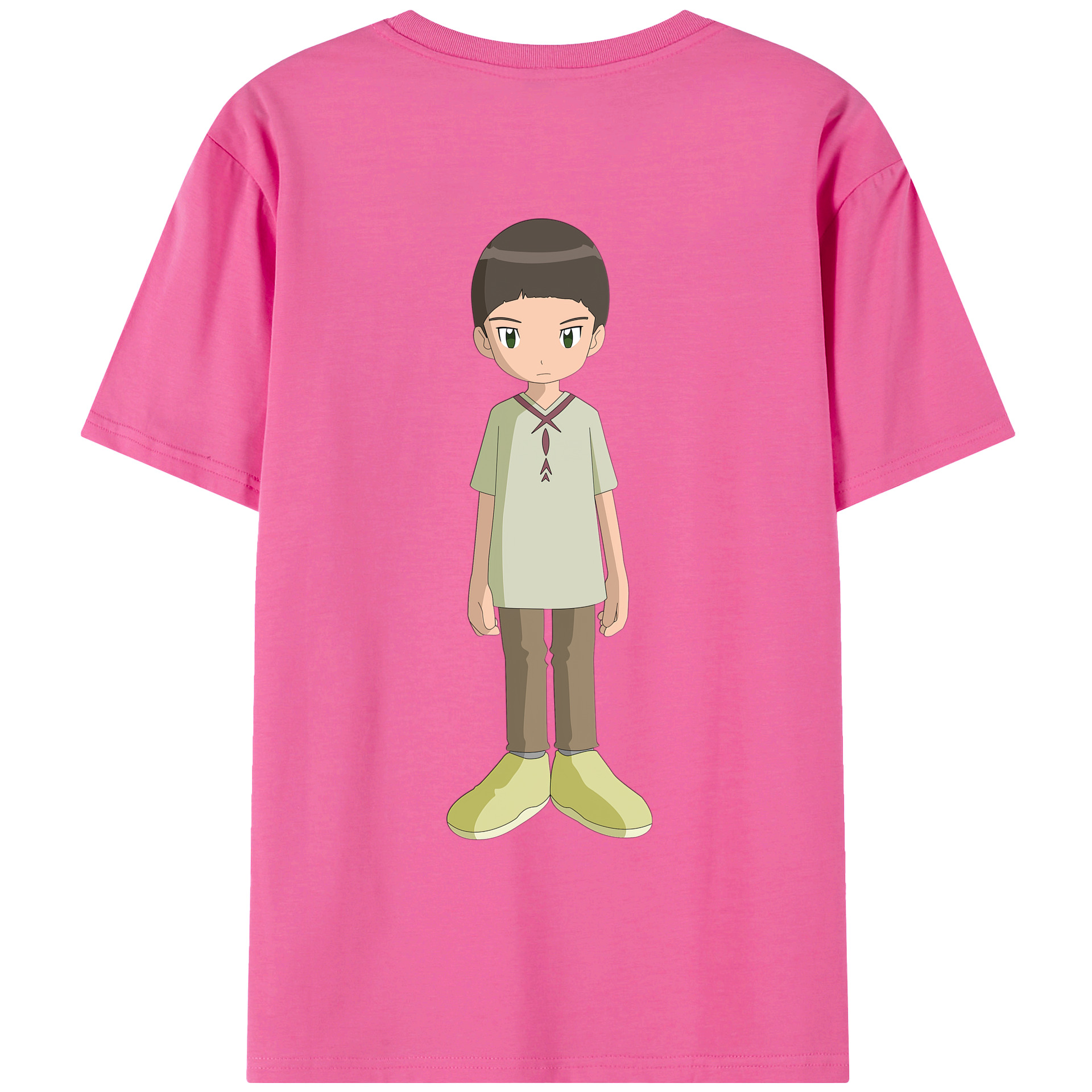 （画像用） Digimon デジタルモンスター/デジモン レディース半袖Tシャツ(バックプリント)